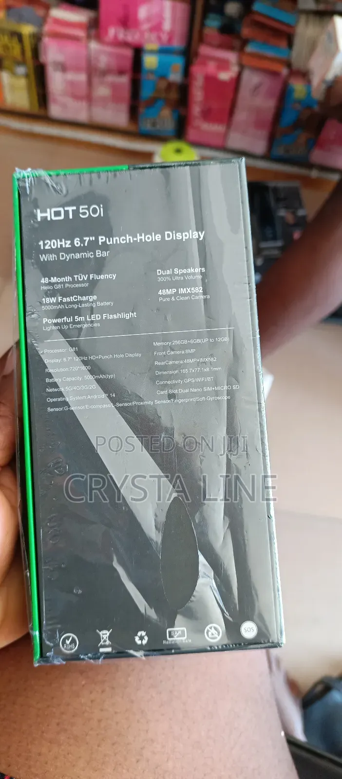 Infinix Hot 50i 256 GB Purple