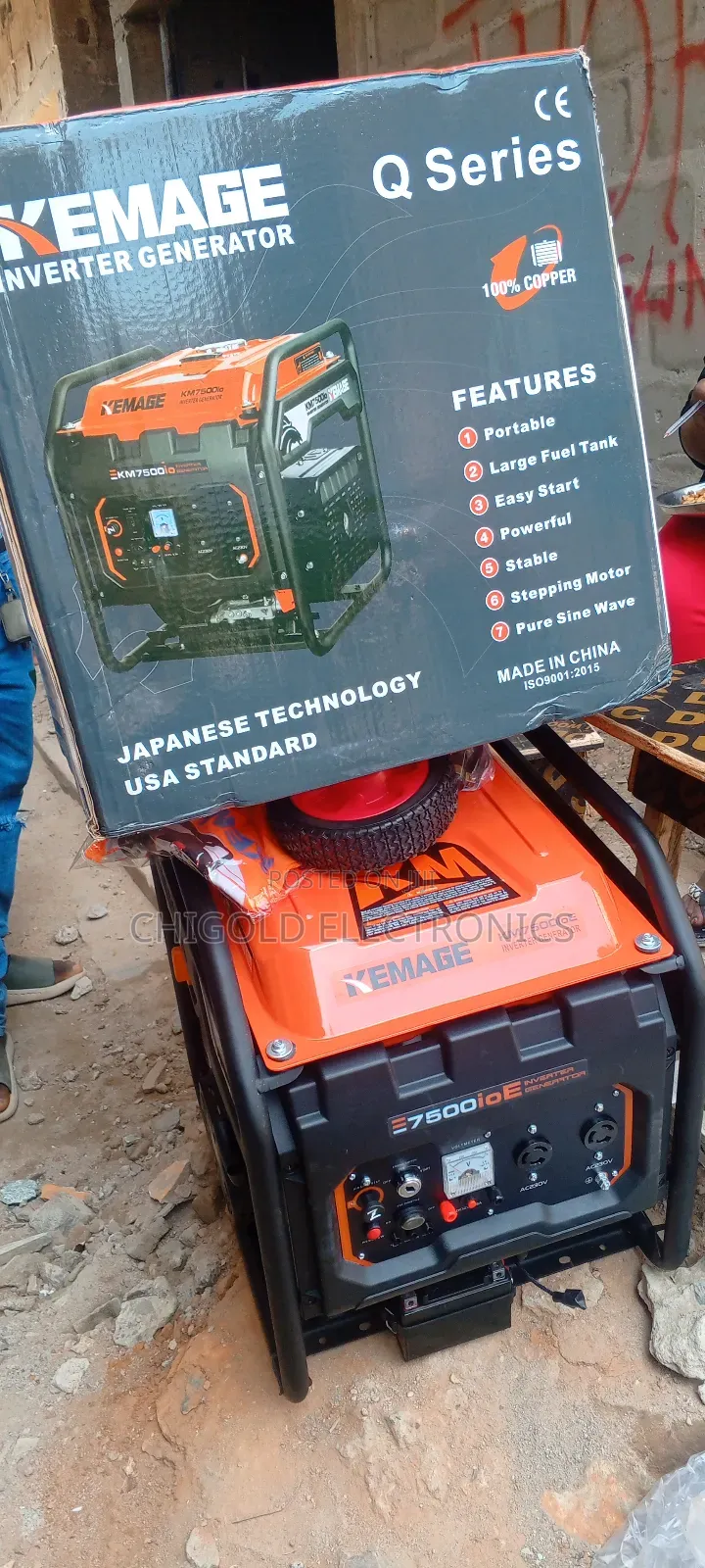 Original Kemage Generator Inverter 5 Kva