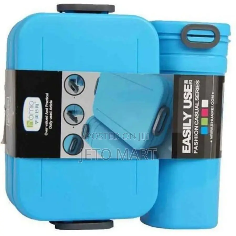 Lunch Box With Water Bottle Combo