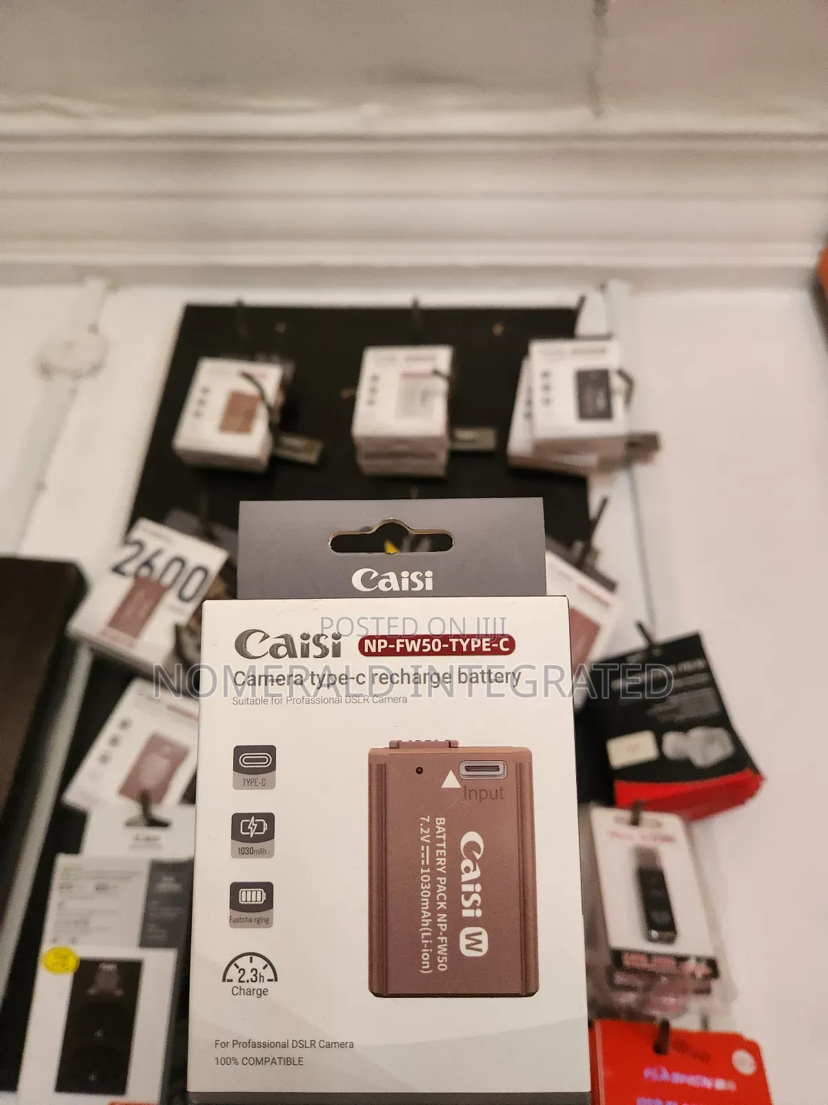 Caisi Np-Fw50-Type-C Battery