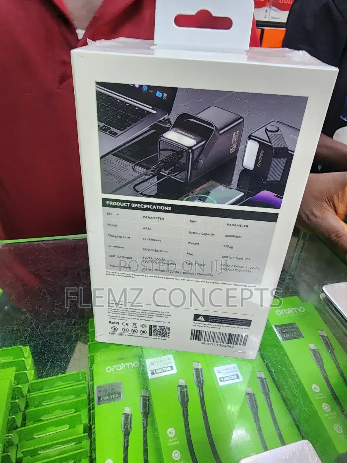 Original Foomee Laptop Powerbank at Flemzconcepts