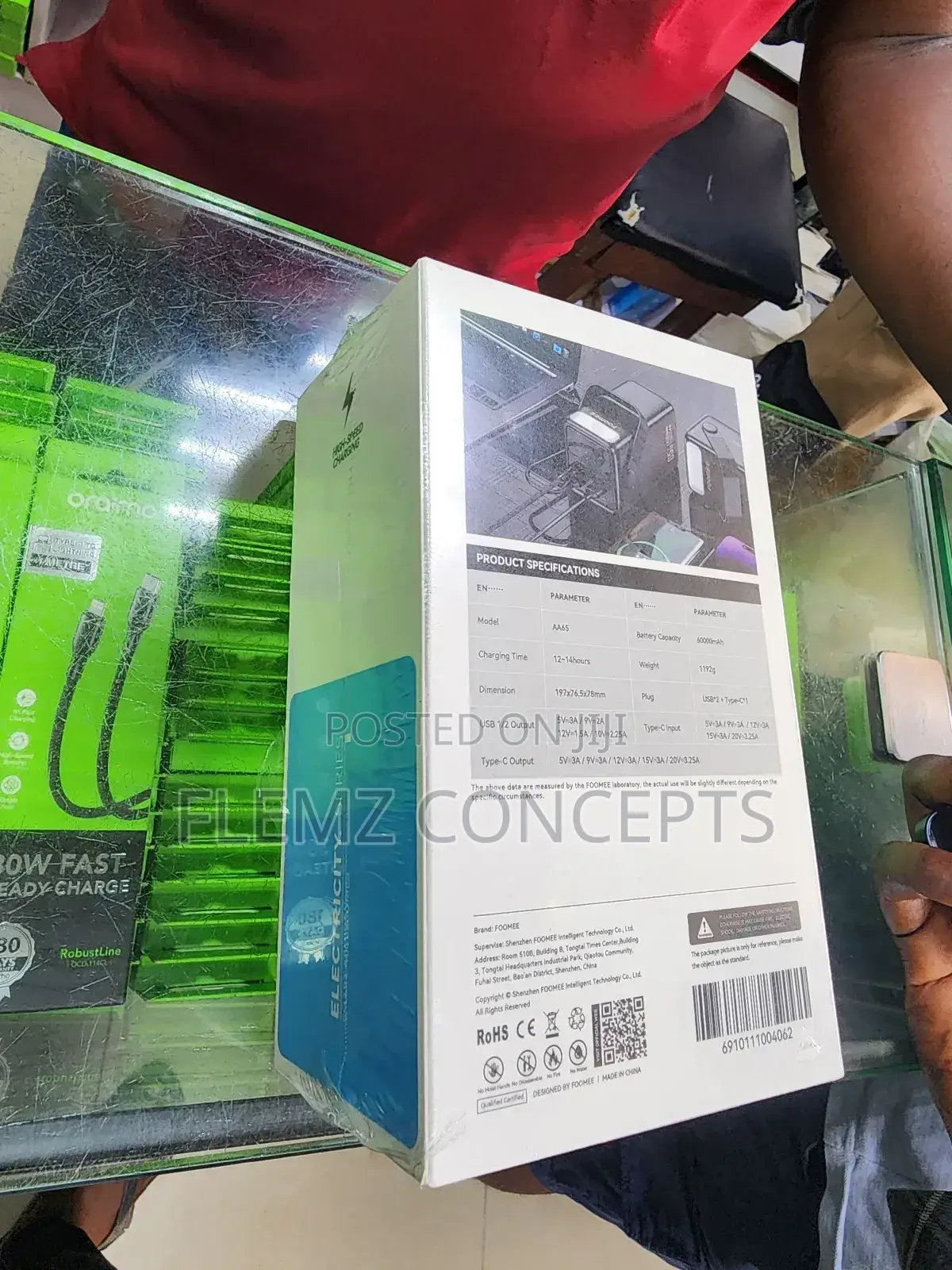 Original Foomee Laptop Powerbank at Flemzconcepts