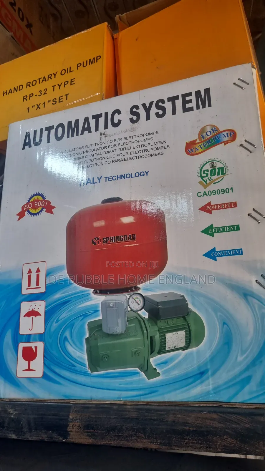 Automatic System Pressure Tanks