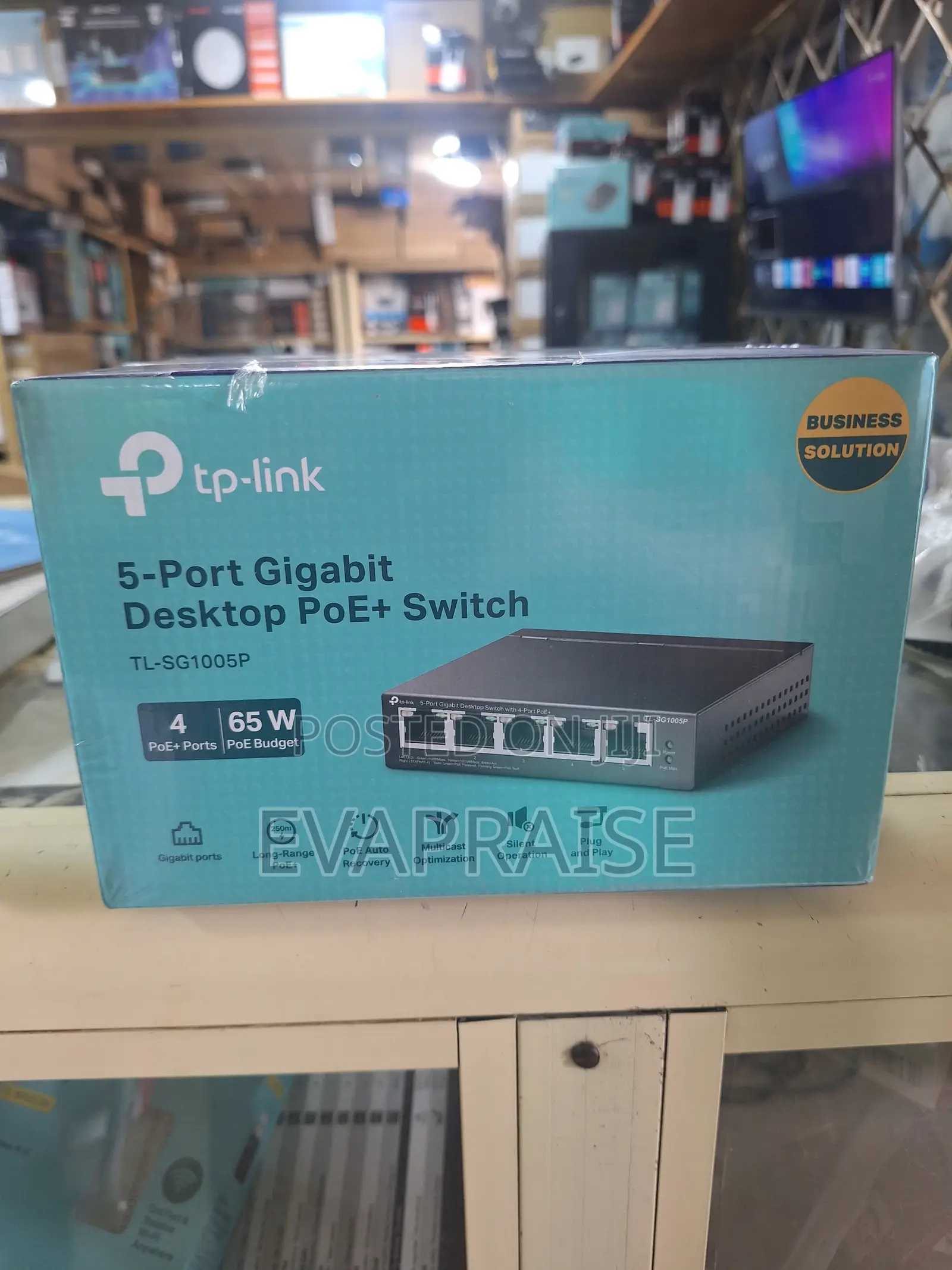 TP-Link 5-Port Gigabit Desktop Poe +Switch