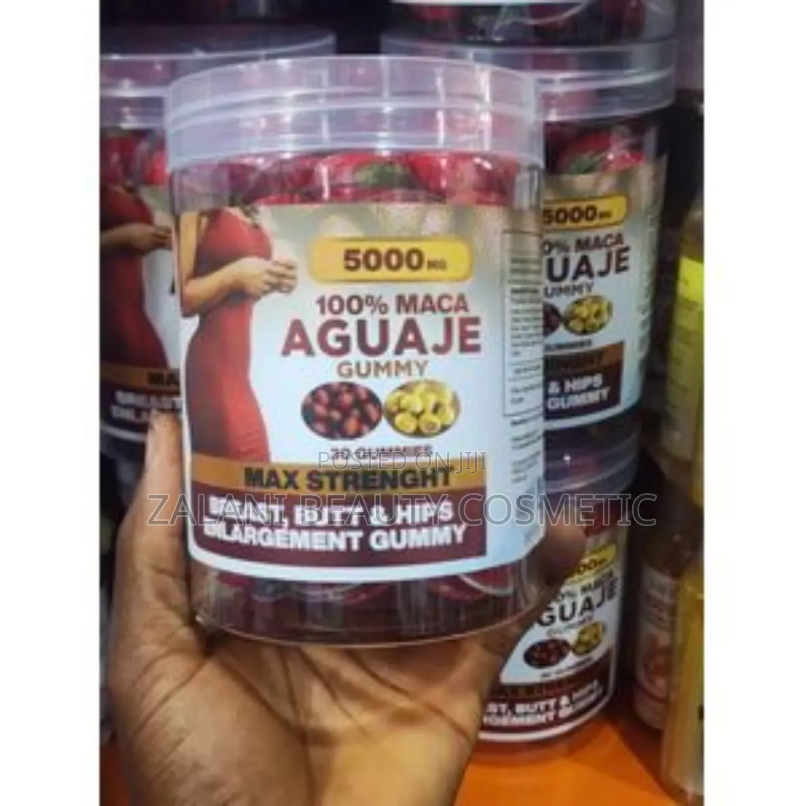 Maca Aguaje Gummy (5000mg), a Dietary Supplement Containing