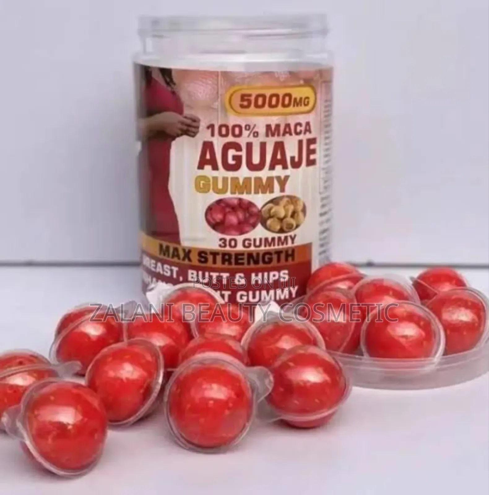 Maca Aguaje Gummy (5000mg), a Dietary Supplement Containing