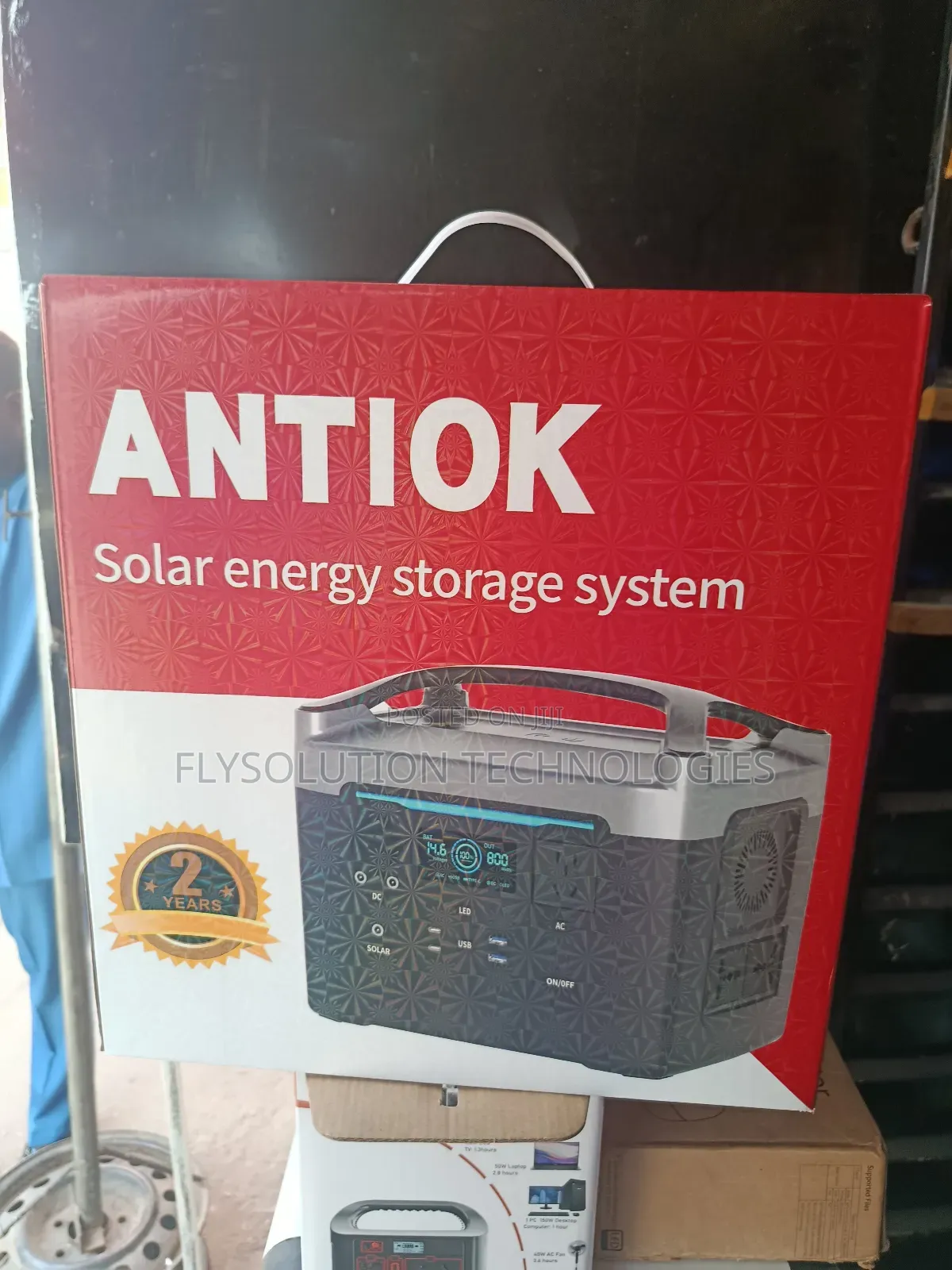 500w Antiok Solar Energy Storage Solar Generator Power Station