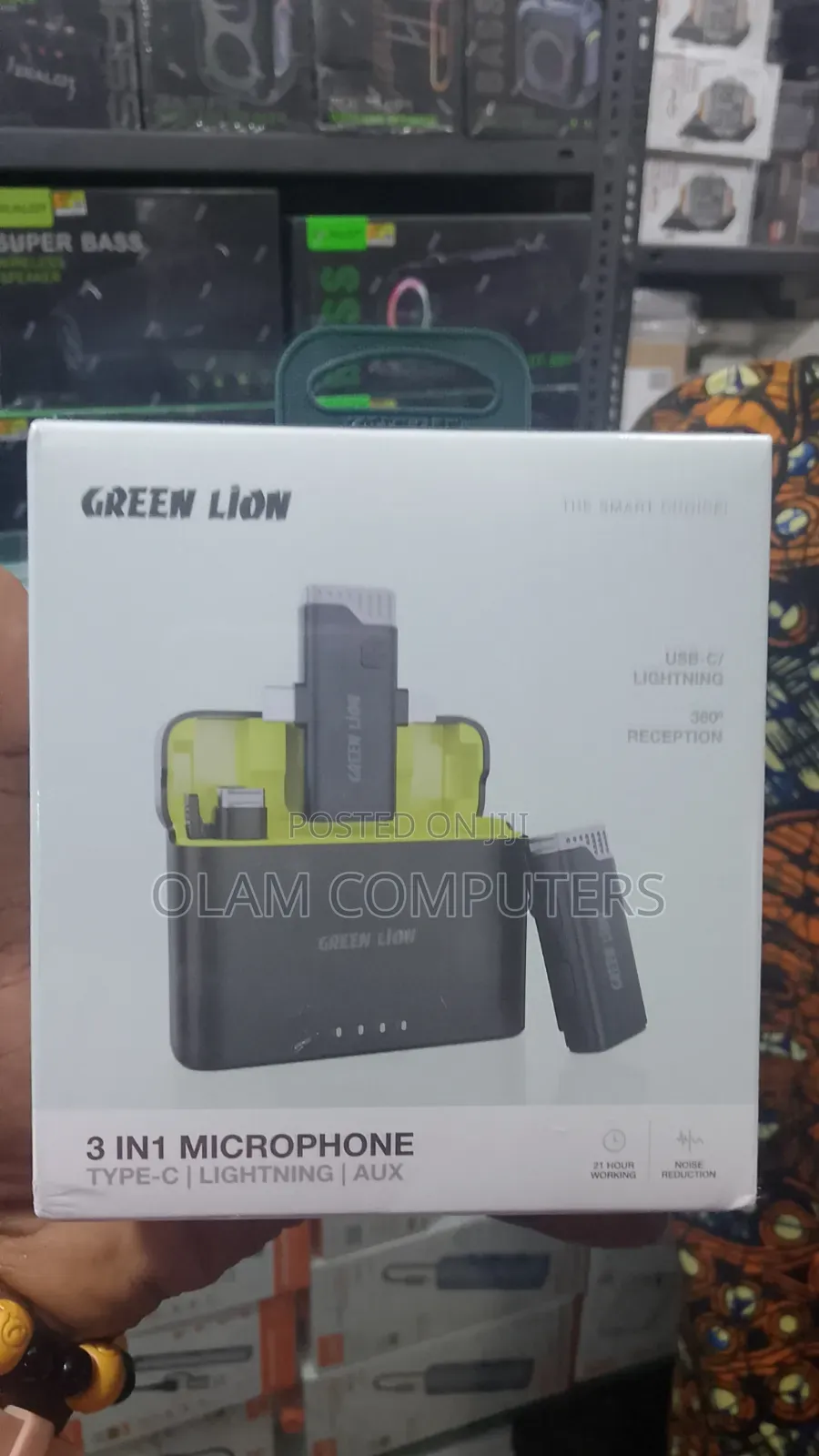 Green Lion Microphone