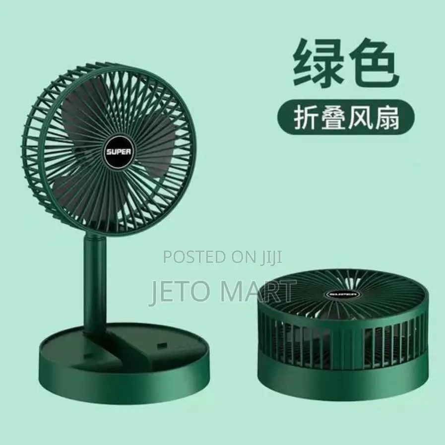 Portable Stretchable Foldable Rechargeable 3 Speed Portable Fan