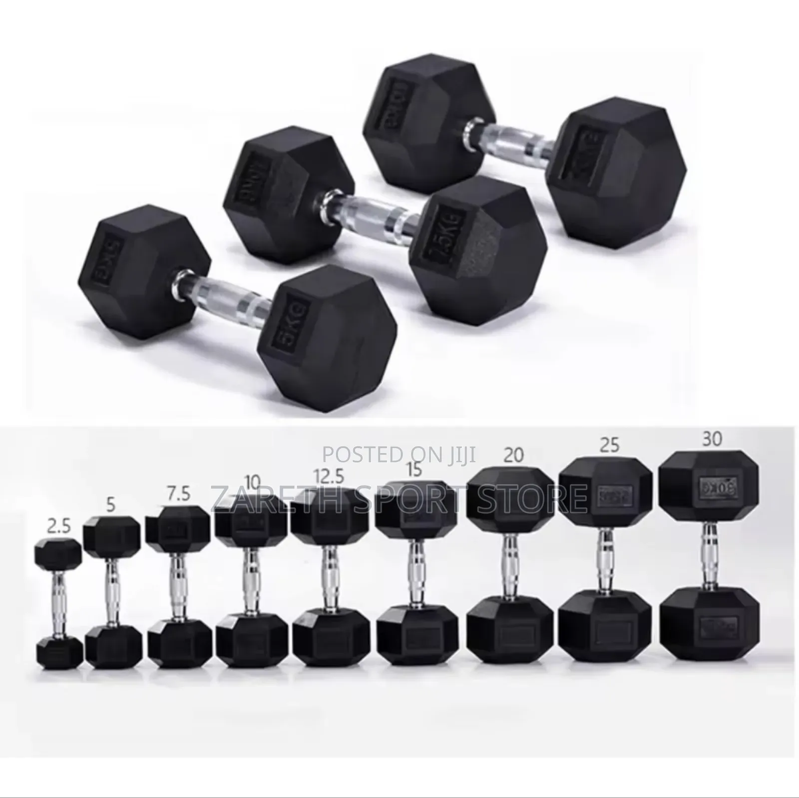 Hexagon Dumbbells