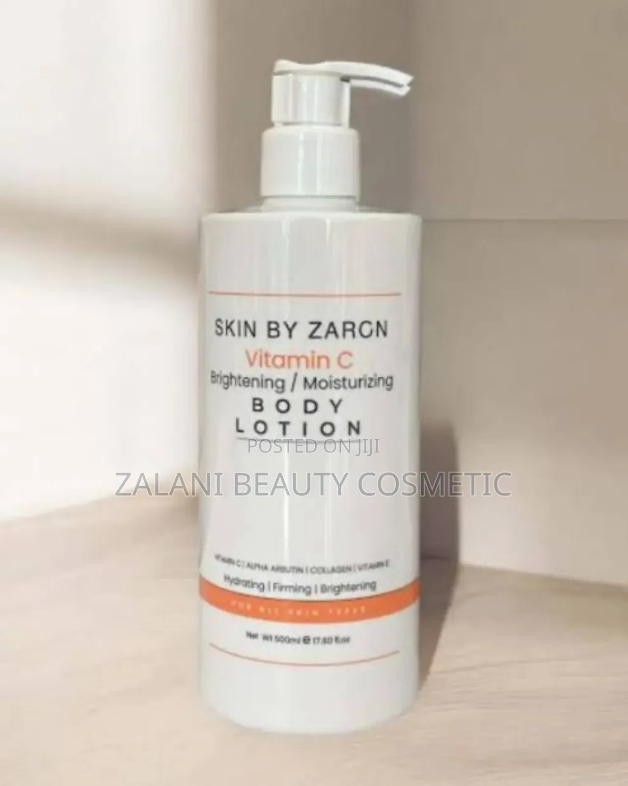 Skin by Zaron Vitamin C Brightening/Moisturizing Body Lotion.