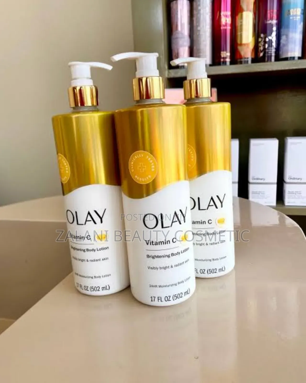 Vitamin C Brightening Body Lotion. It Is a 24-Hour Moisturizing