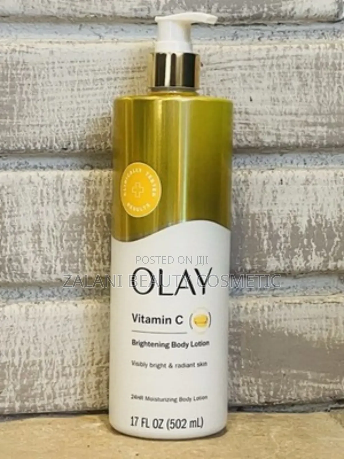 Vitamin C Brightening Body Lotion. It Is a 24-Hour Moisturizing