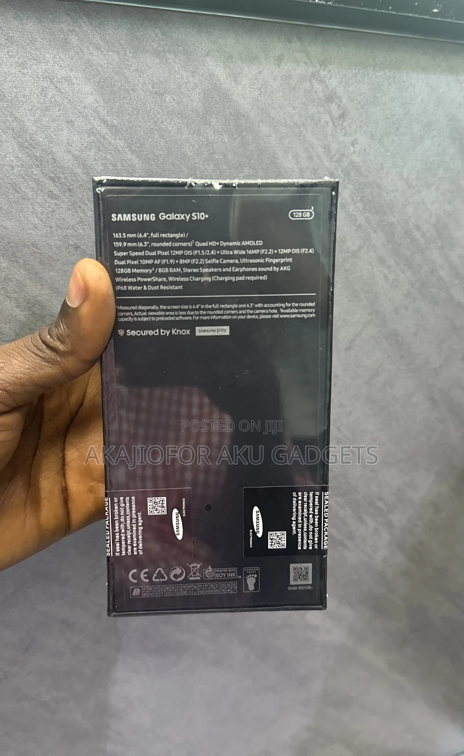 New Samsung Galaxy S10 Plus 128 GB Black