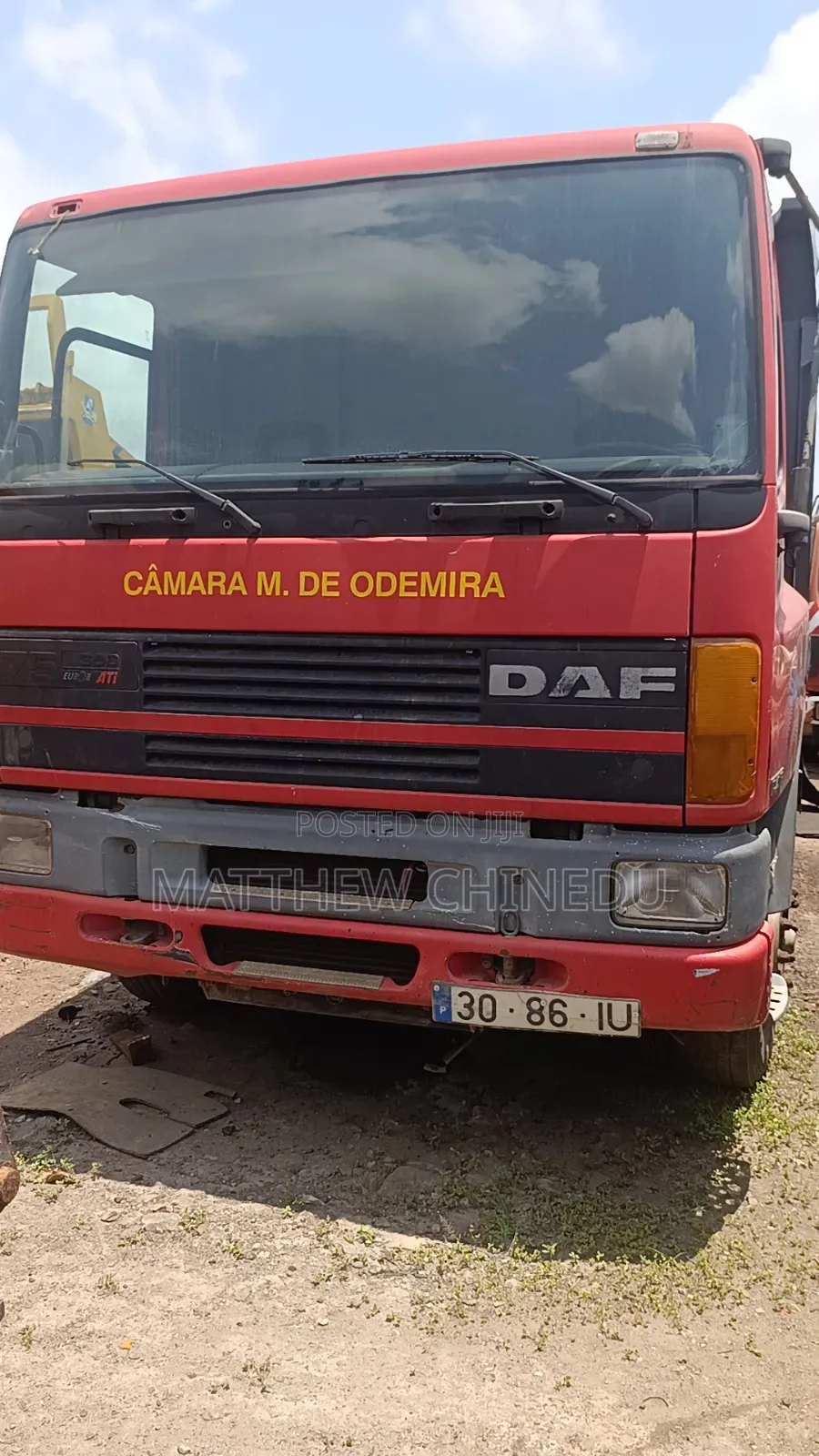 Foreign Used Daf 75 Ati Dump Truck 10 Tires