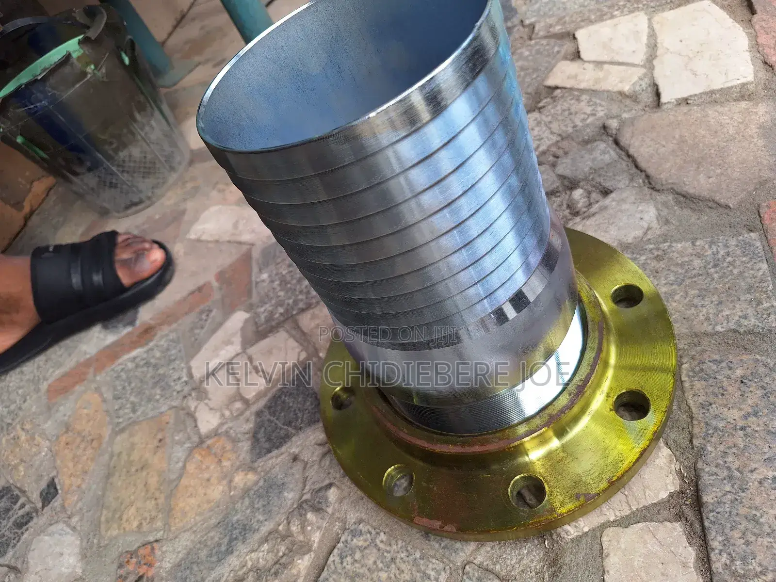 6-Inch Hose Nipple With Flange – Heavy-Duty Fitting
