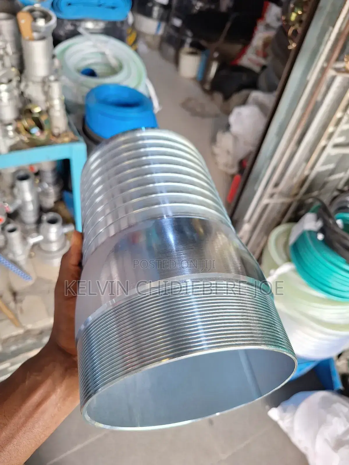 6-Inch Hose Nipple With Flange – Heavy-Duty Fitting