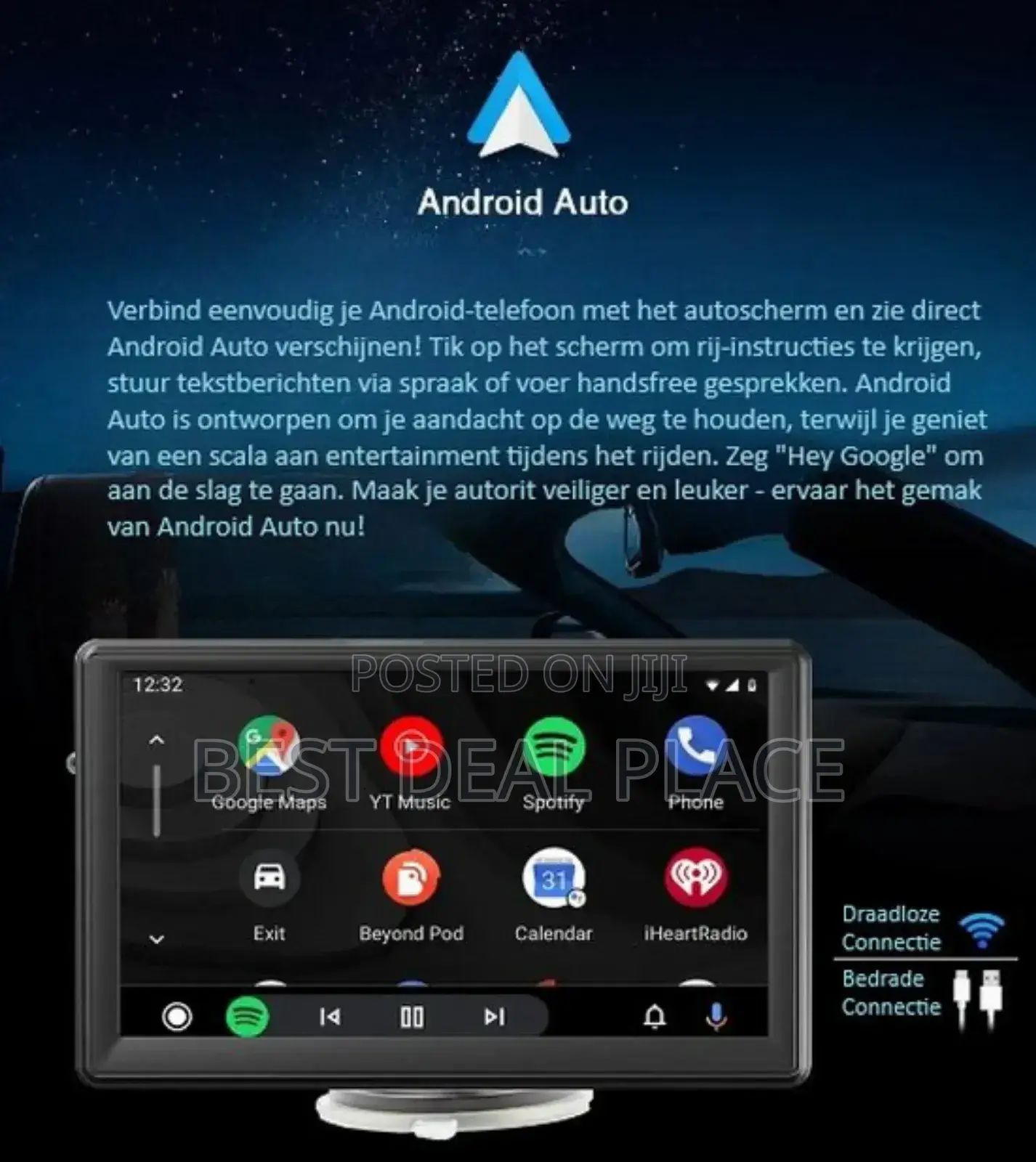 7" Apple Carplay | Android Auto | Touchscreen Display Free Camera