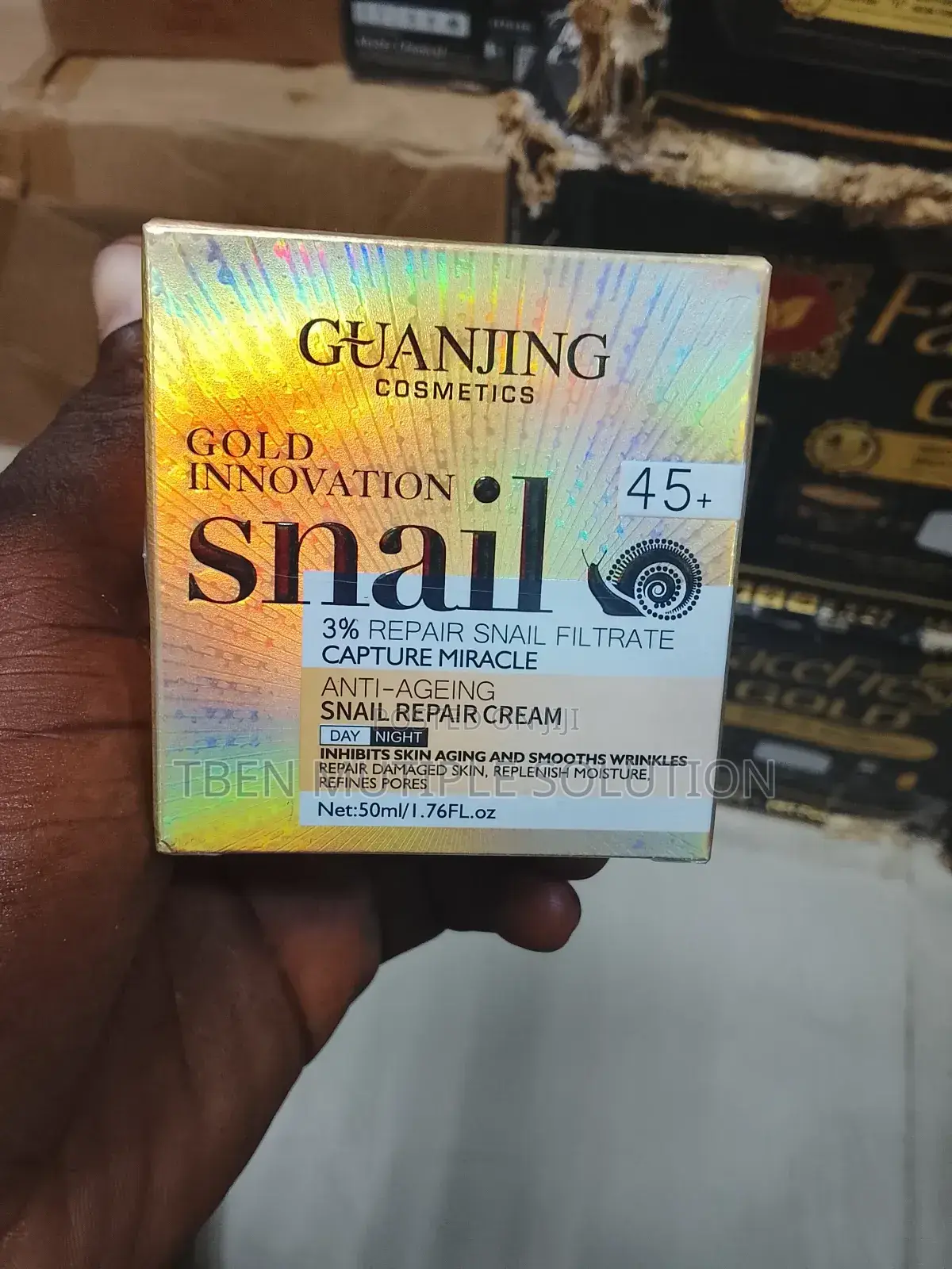 Guanjing Cosmetics Snail Anti-Aging Face Cream