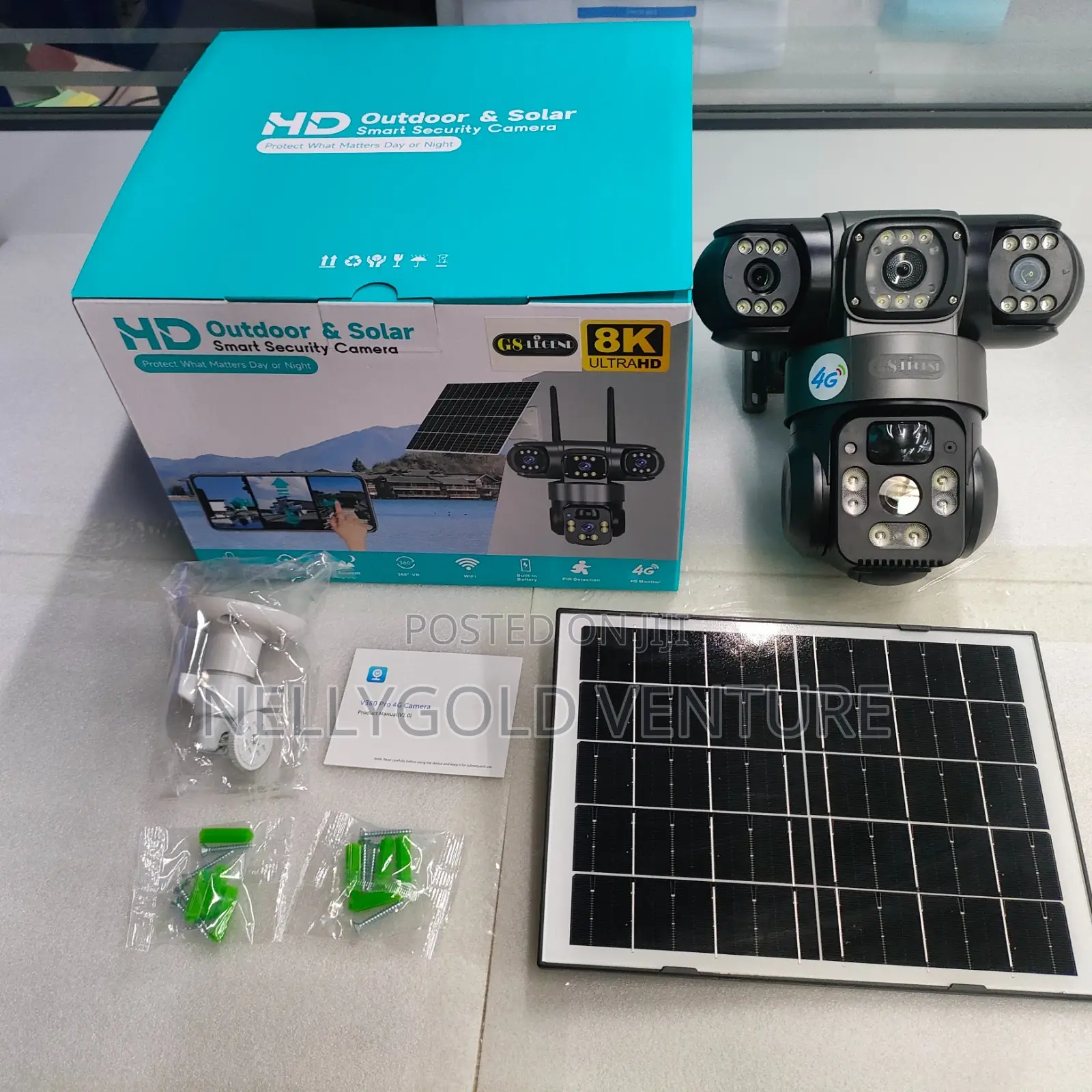 3 Lens Outdoor Security Camera