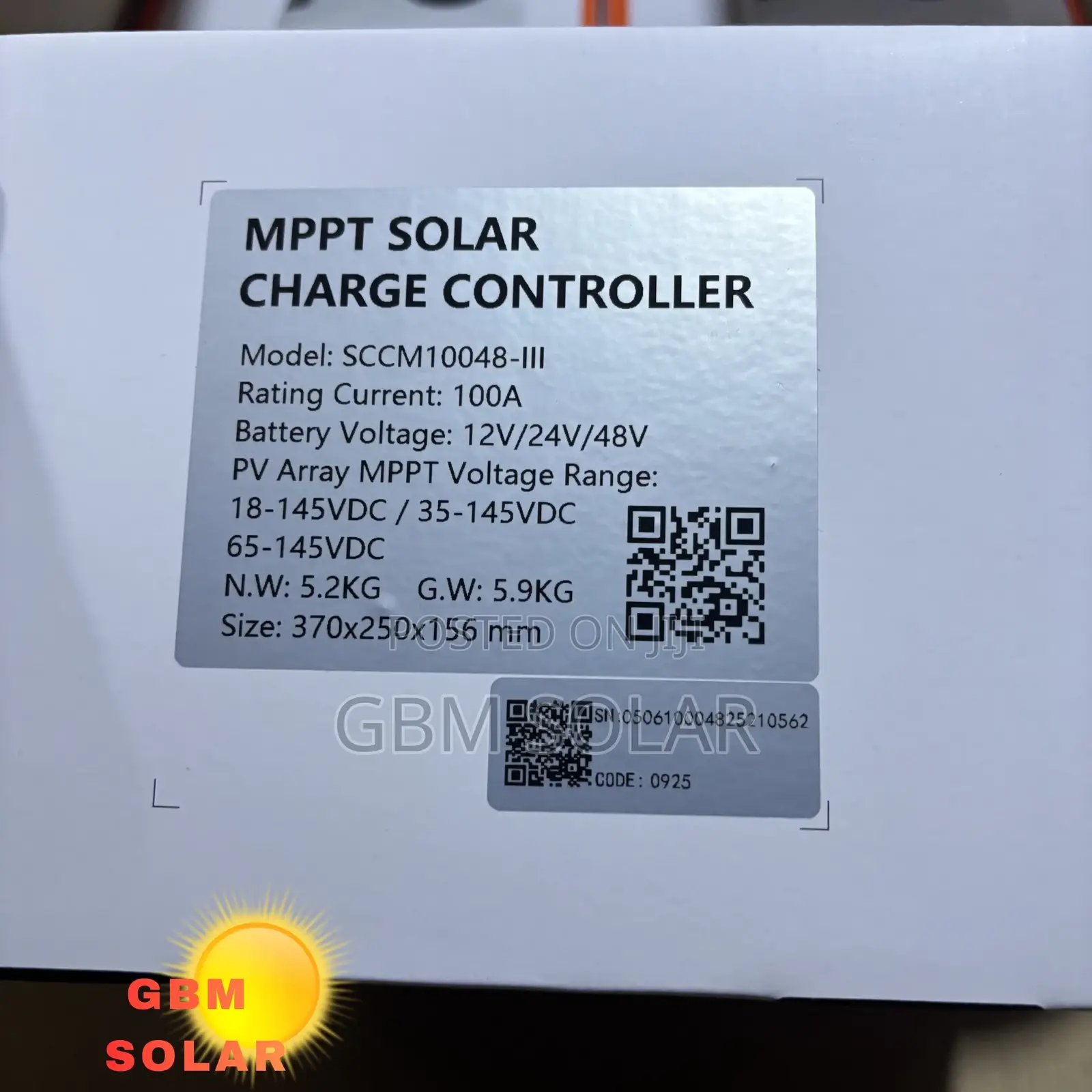 100ah 48v Felicity Solar Charge Controller