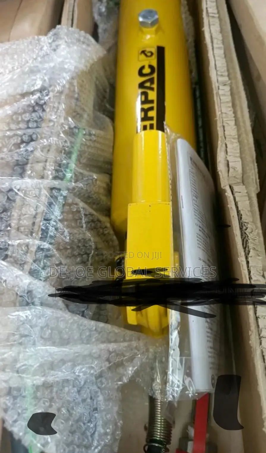 Enerpac 50-ton Hydraulic Cylinder With Pump And Hose