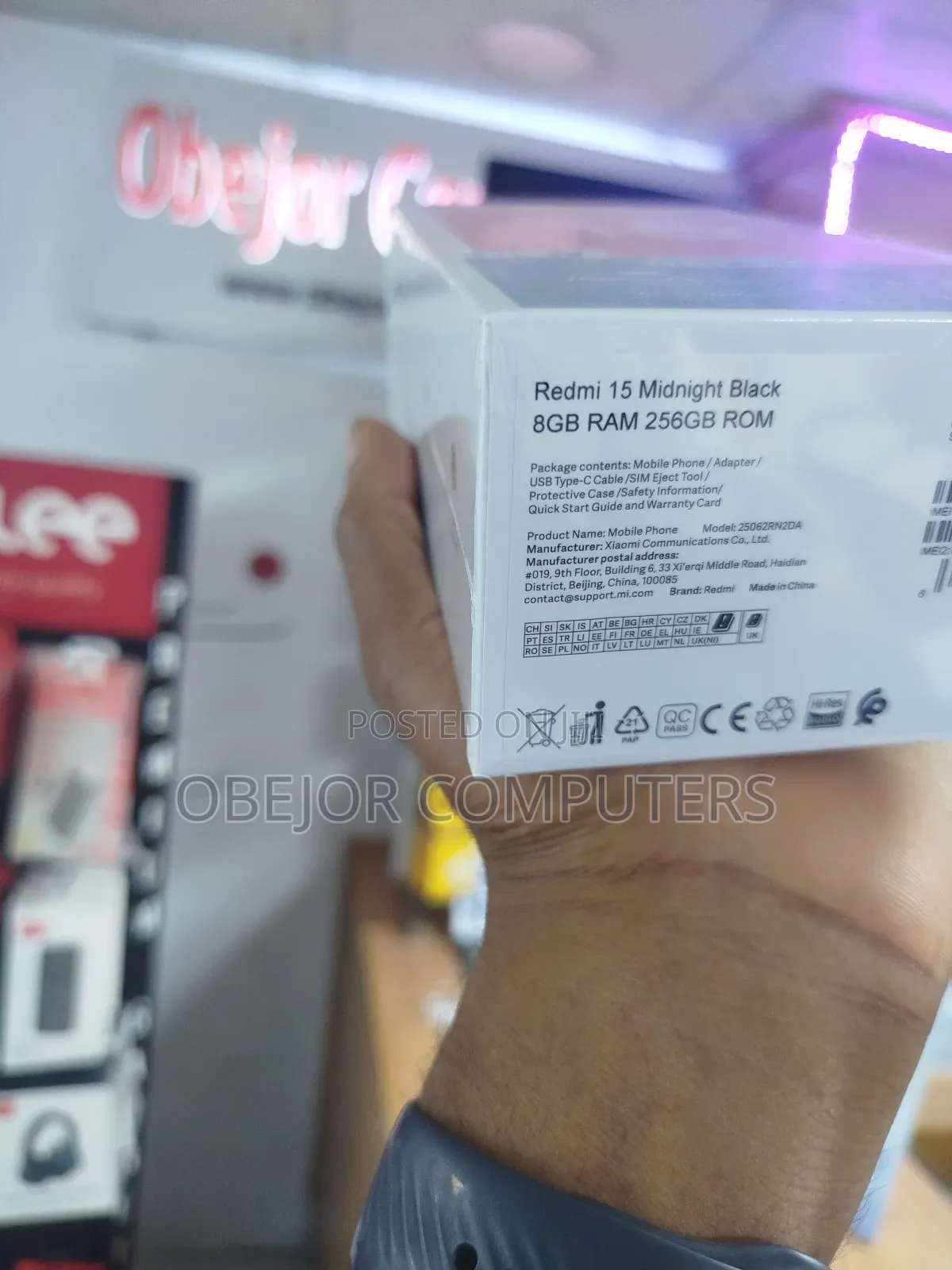 New Xiaomi 15 256 GB Black