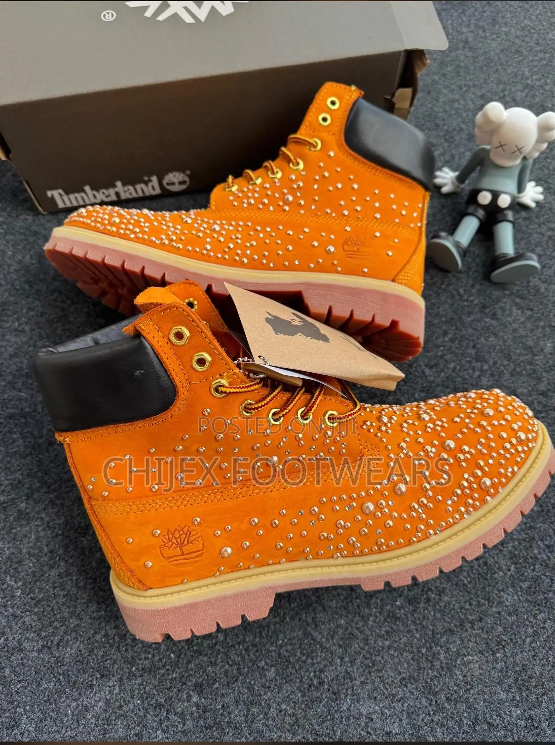 Original Jimmy Choo X 6 Inch Premium Boot 'Crystal Body'