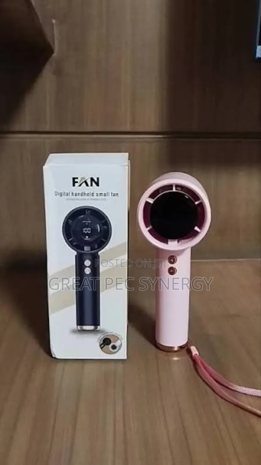 Digital Handled Small Fan(Led Display)
