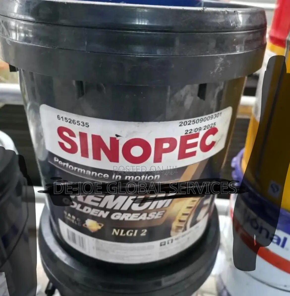 Sinopec Premium Golden Grease Nlgi 2 High-Performance, Lithium Grease
