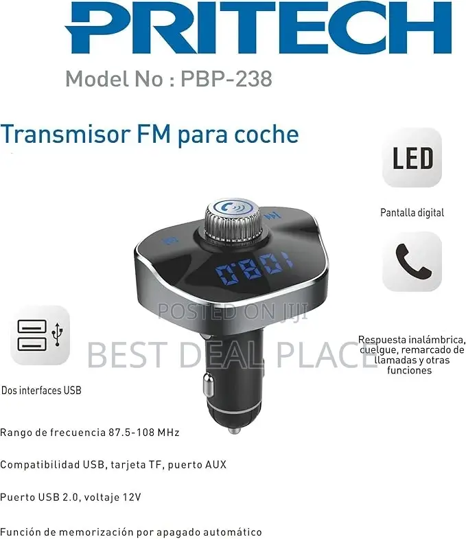 Car Mp3 Player Wireless Handsfree Bluetooth Kit