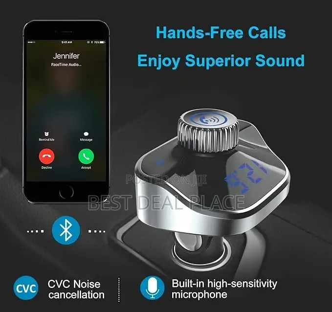 Car Mp3 Player Wireless Handsfree Bluetooth Kit