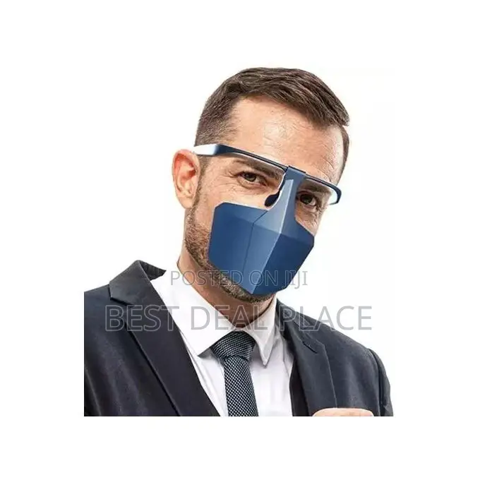 Breathable Protective Anti Pollution Face Mask - Blue Color