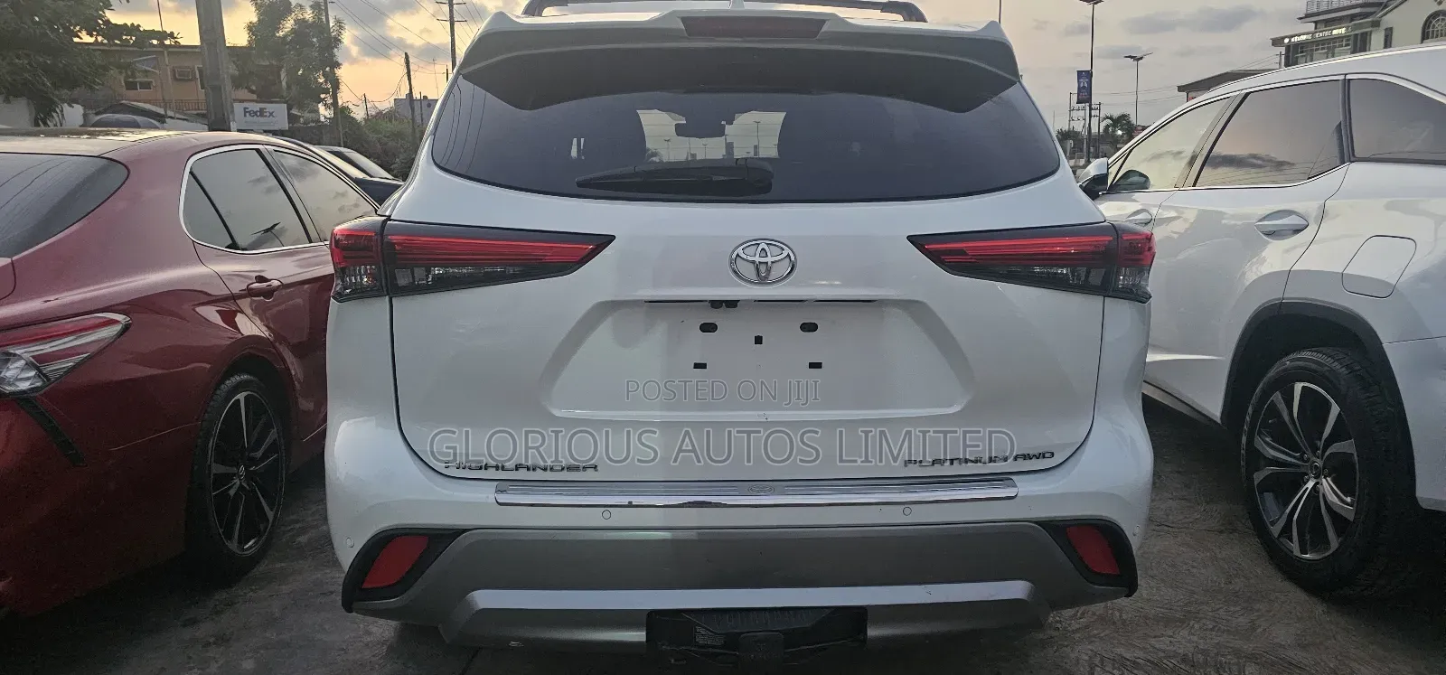 Toyota Highlander Platinum 2021 White