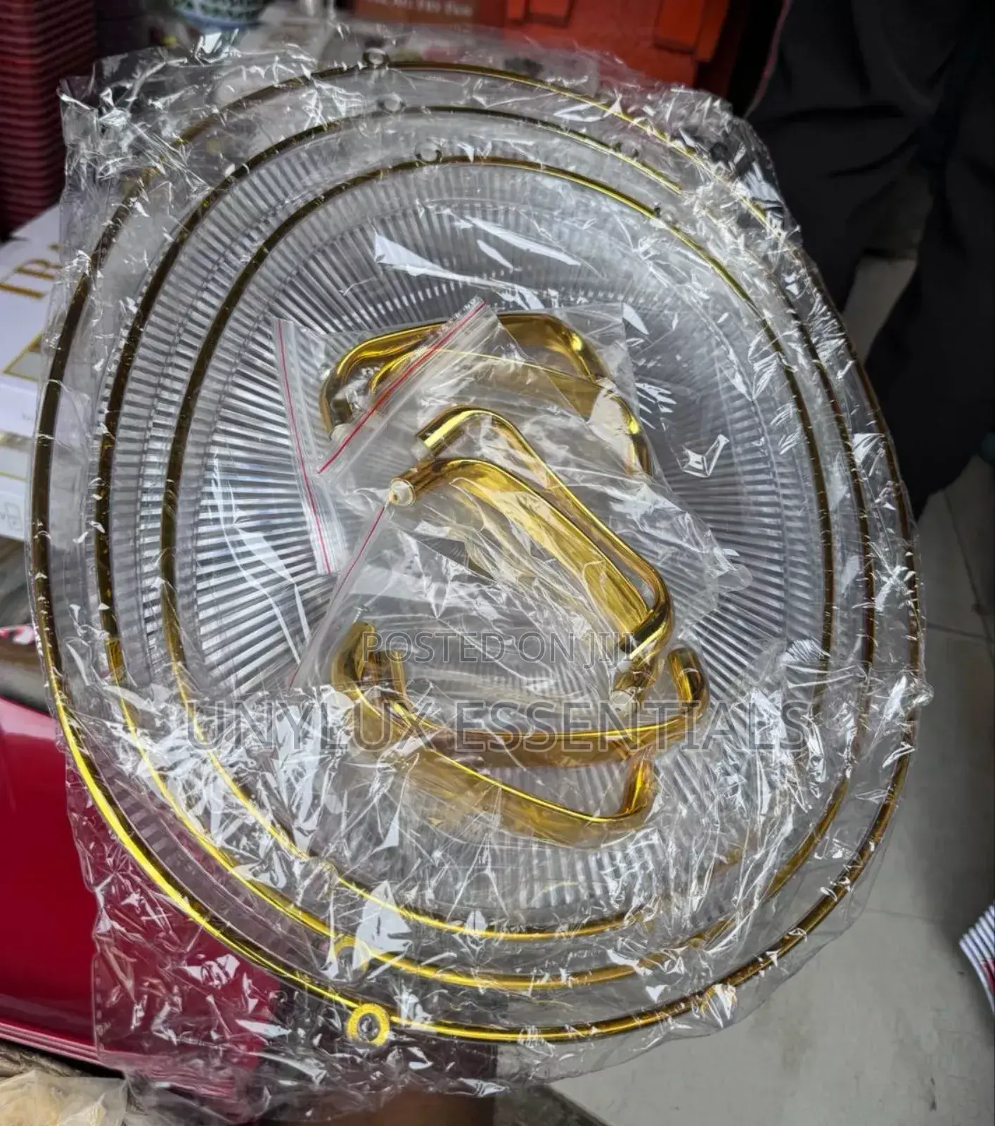 3in1 Sturdy Acrylic Glass Tray