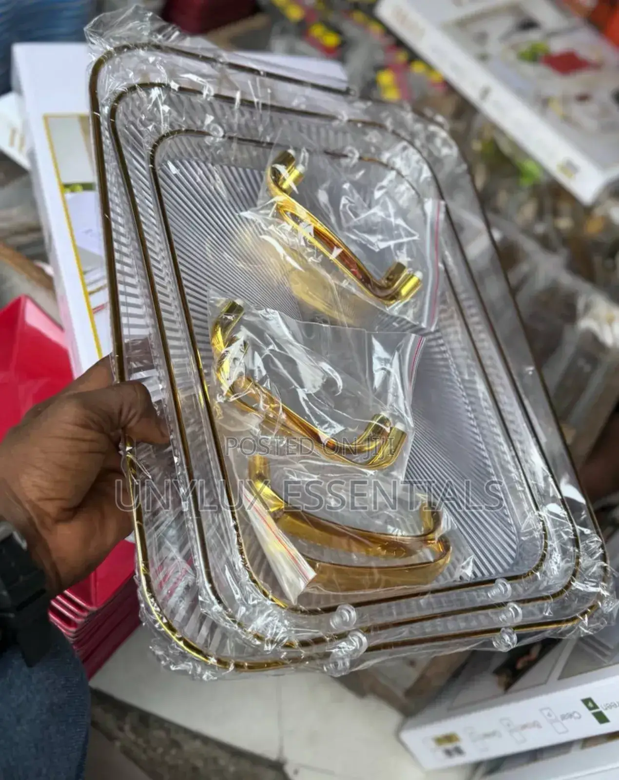 3in1 Sturdy Acrylic Glass Tray