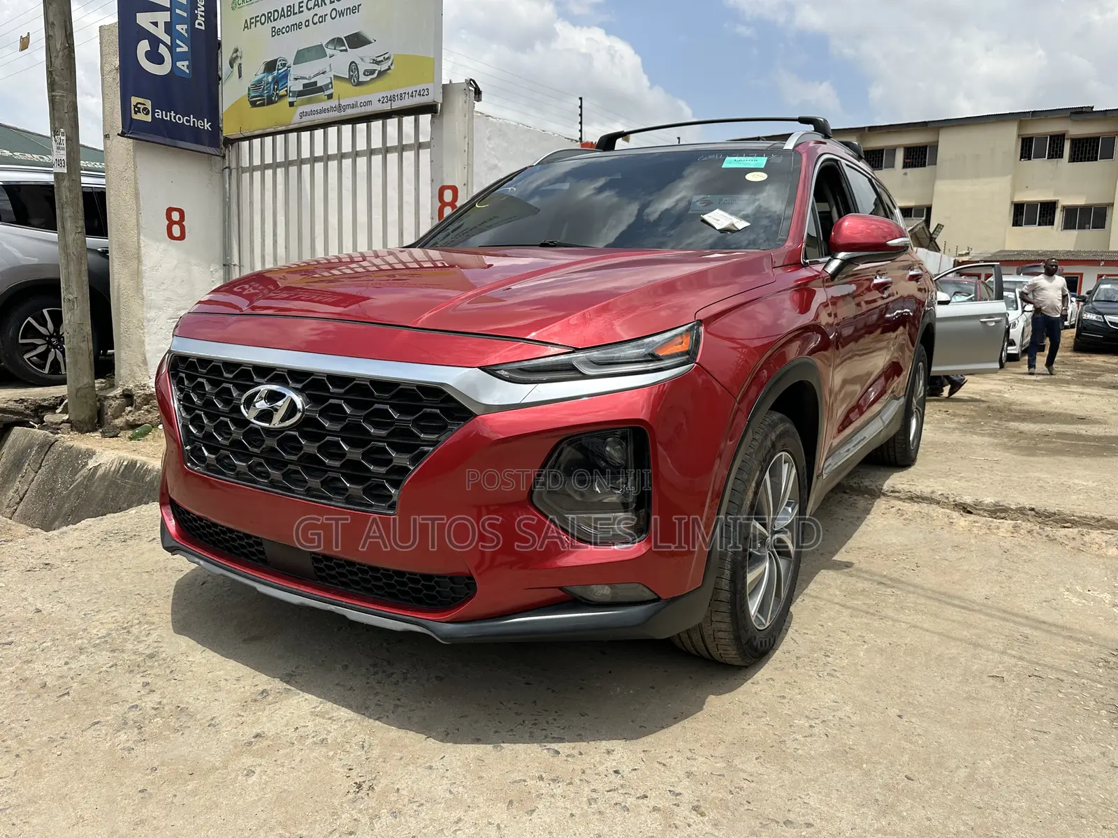 Hyundai Santa Fe Limited 2.4 AWD 2020 Burgundy