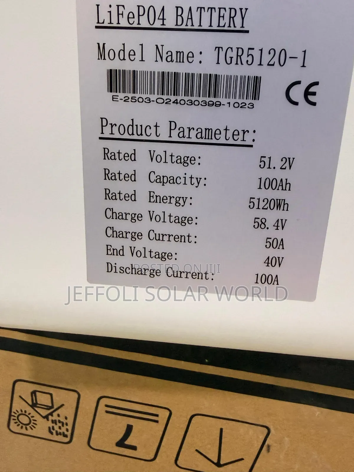 JCNS 5kwh 48v Lihium