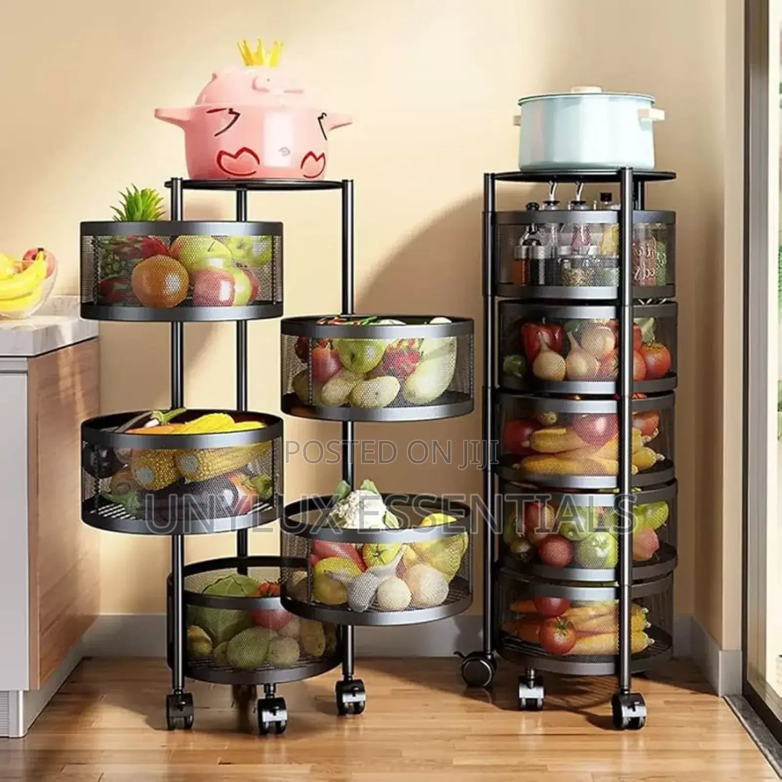 5 Tiers Rotatable Storage Rack