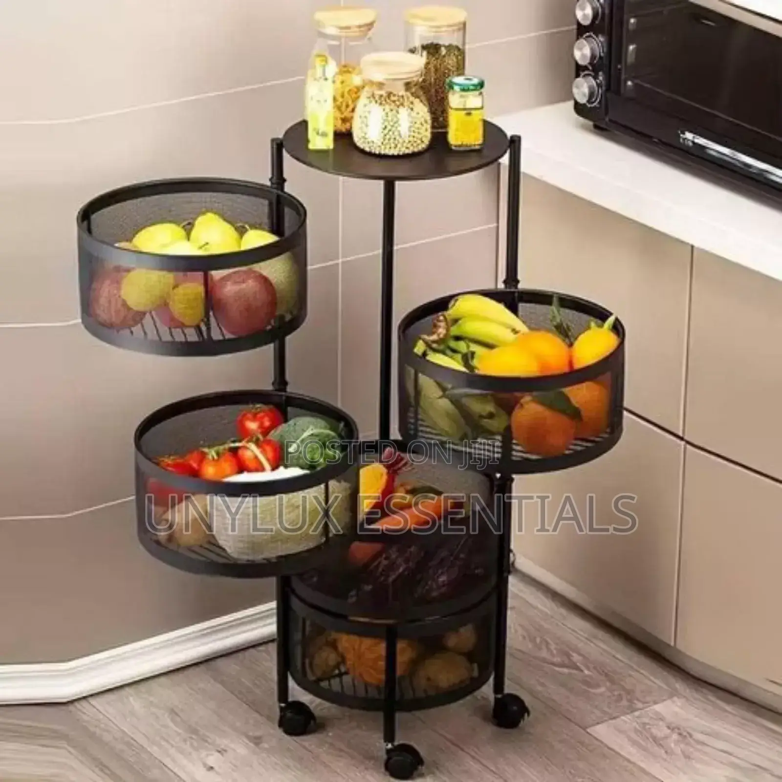 5 Tiers Rotatable Storage Rack