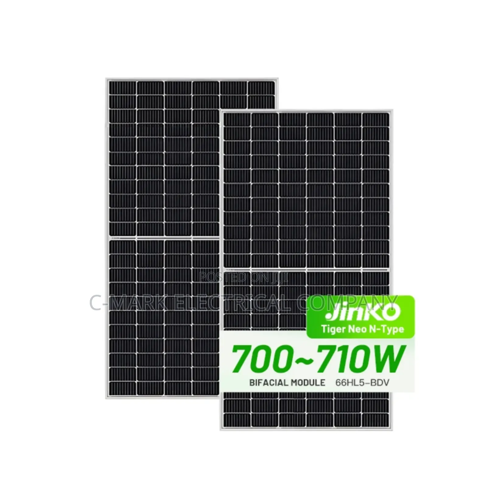 300w-750watts Mono Bifacial Solar Panel
