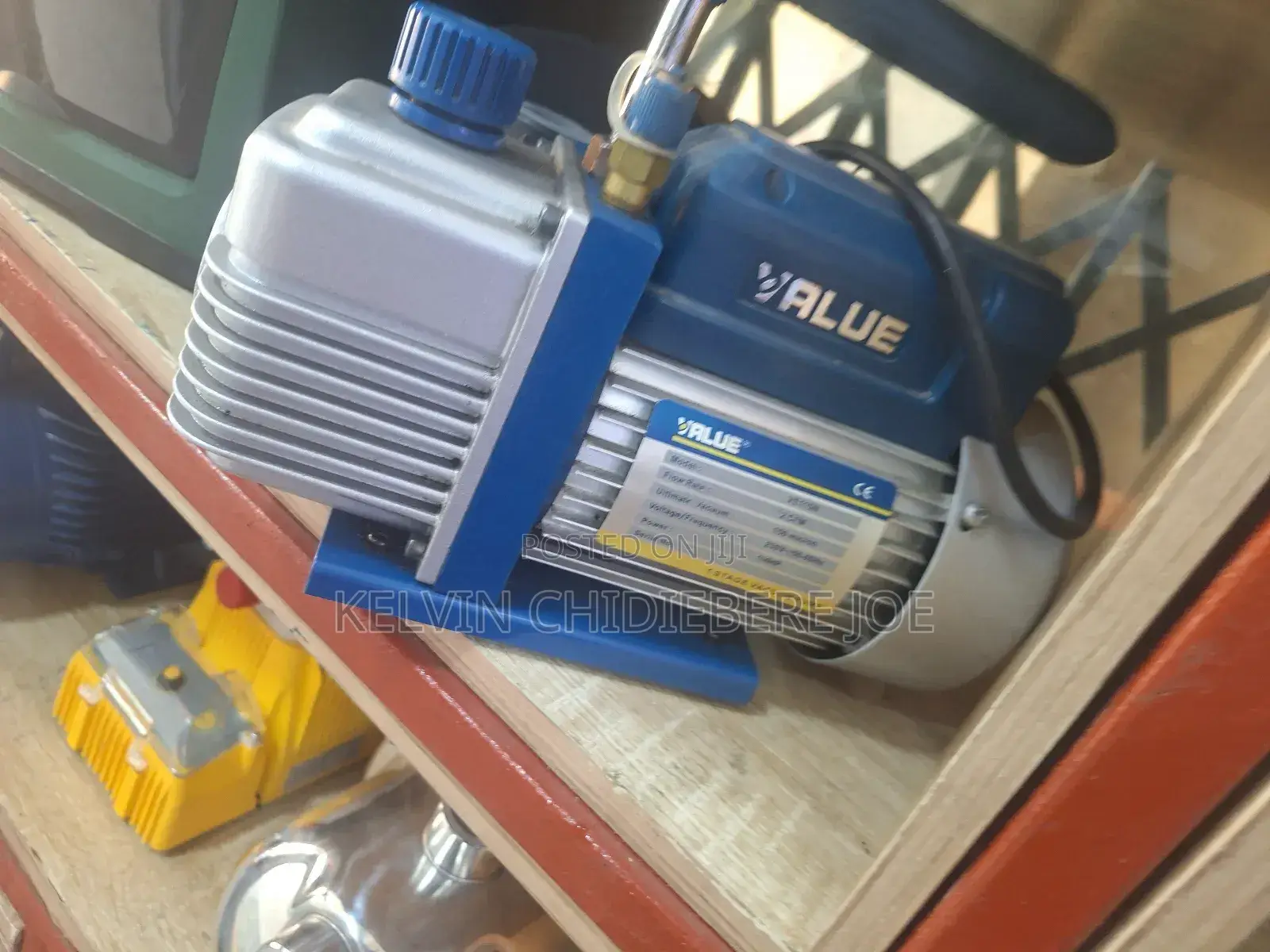 Value Ve115n 1-Stage Vacuum Pump (1/4 Hp, 230 V, 50/60 Hz)