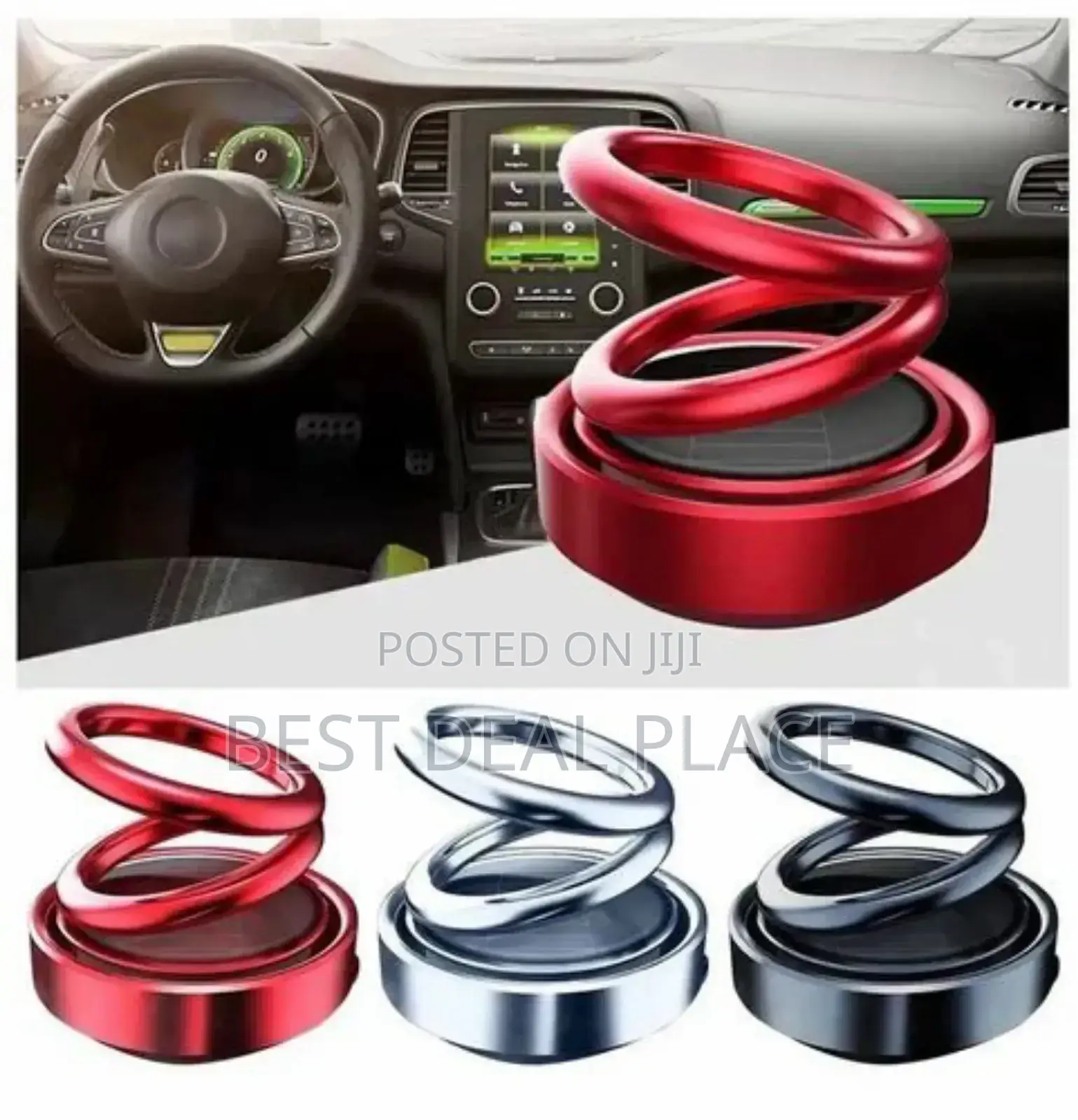 Car Solar Rotating Perfume Aromatherapy Rotating Diffuser