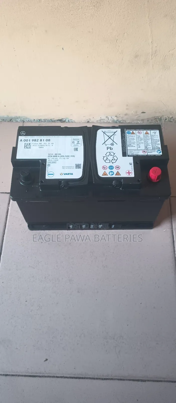 Benz Agm Battery 80ah