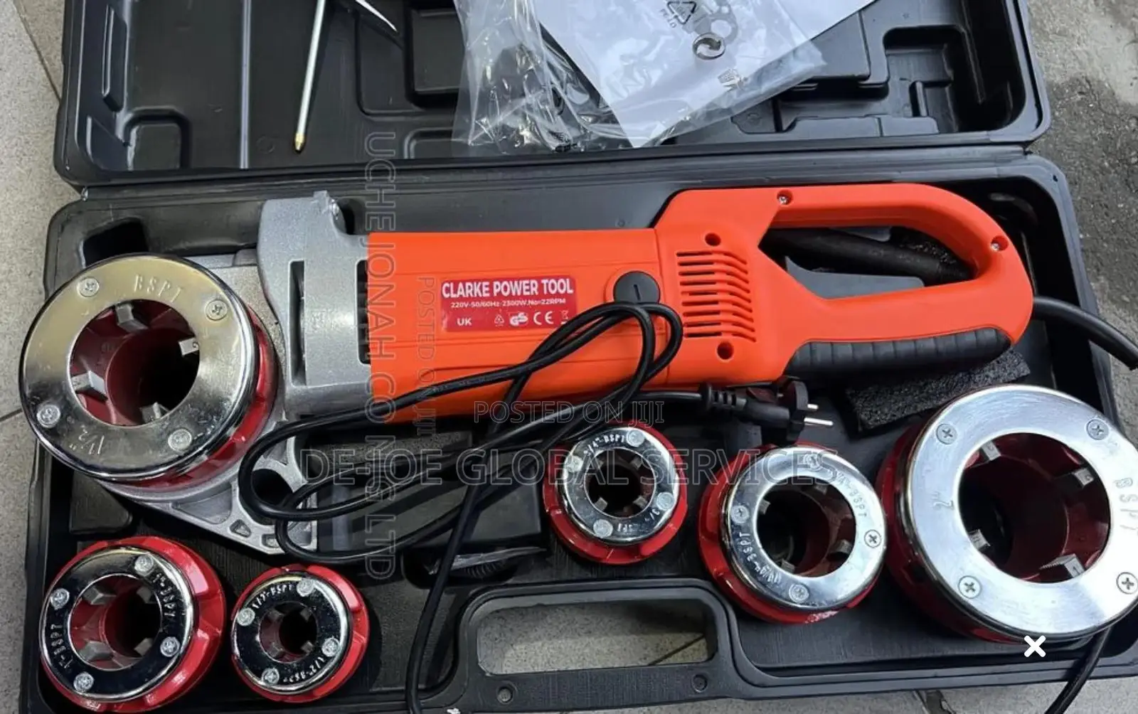 Electric Handheld Pipe Threading Machine 220v 50/60hz 2300