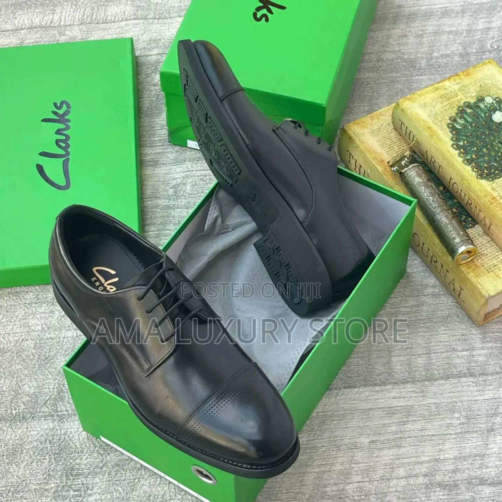 Clarks Luxury Designer Leather Men's Corporate Shoes