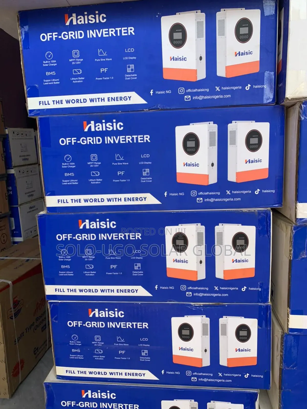 6kva Haisic Hybrid Solar Inverter