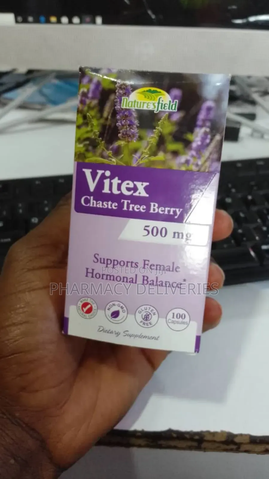 Vitex (Chaste Tree Berry) 500mg
Natural Hormone Balance for Women.