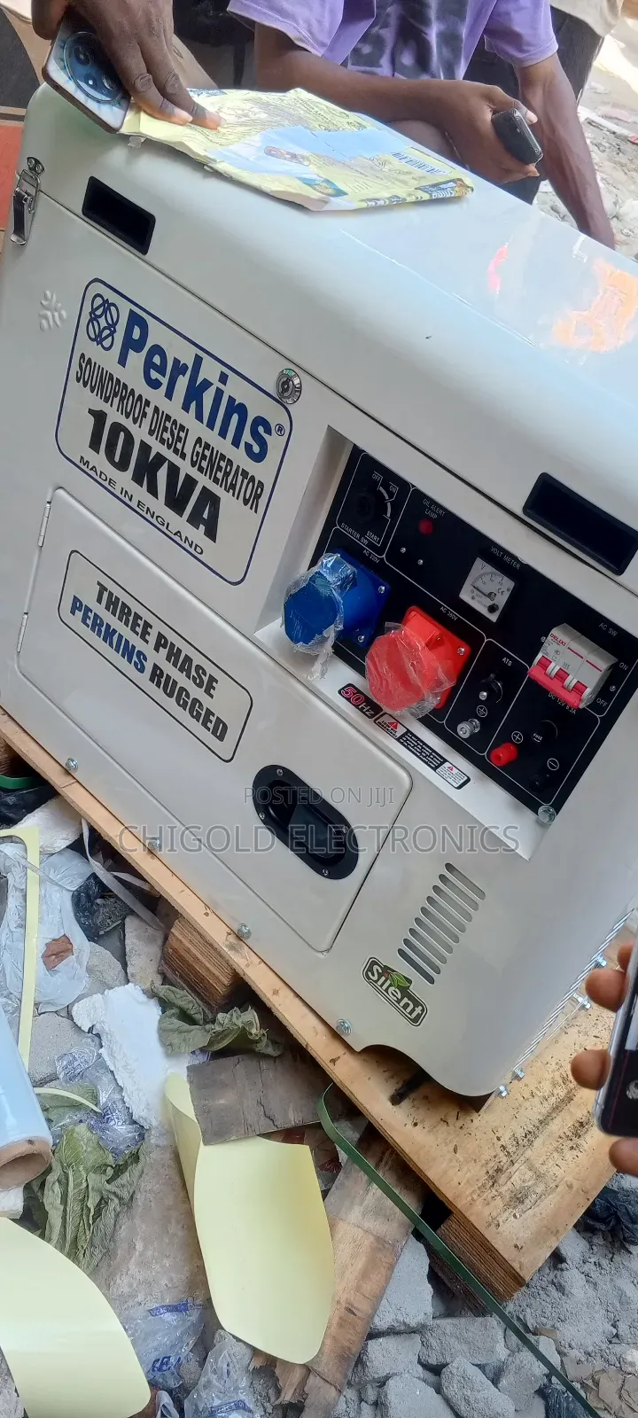 Original Packers Diesel Generator 3 Phase 100% Copper Coil 10 Kva