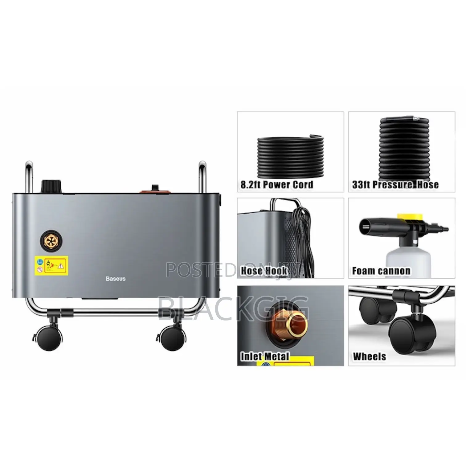 Cordless Mobile High Pressure Car Wash F1 Electric Washer Machine
